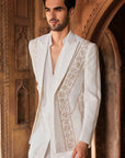 Israt Ivory Prince Coat Set - Groom Style