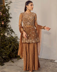 Mocha Mousse Sharara Set