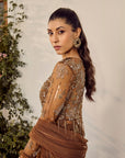 Mocha Mousse Sharara Set