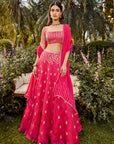 Pink Mirage Lehenga Set