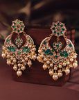Indian Matt Gold Wedding Wear Necklace Set