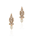 Off White Pearl Jadtar Choker Set - off white jewelry set Canada