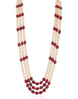 Gold Plated Beaded Traditional Fancy Maala for Men - maala for men