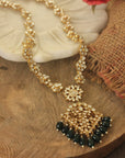 Emerald Green Chain Necklace Set