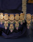 Traditional Indian Pastel Shade Necklace Set