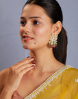 Designer Gorgeous Pink Green Choker Set