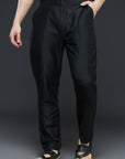 Black Art Mirror and Thread work Sherwani - Pants