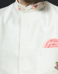Lotus Hand Painted Sherwani Set