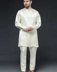 Yellow Linen Tissue Vest Set