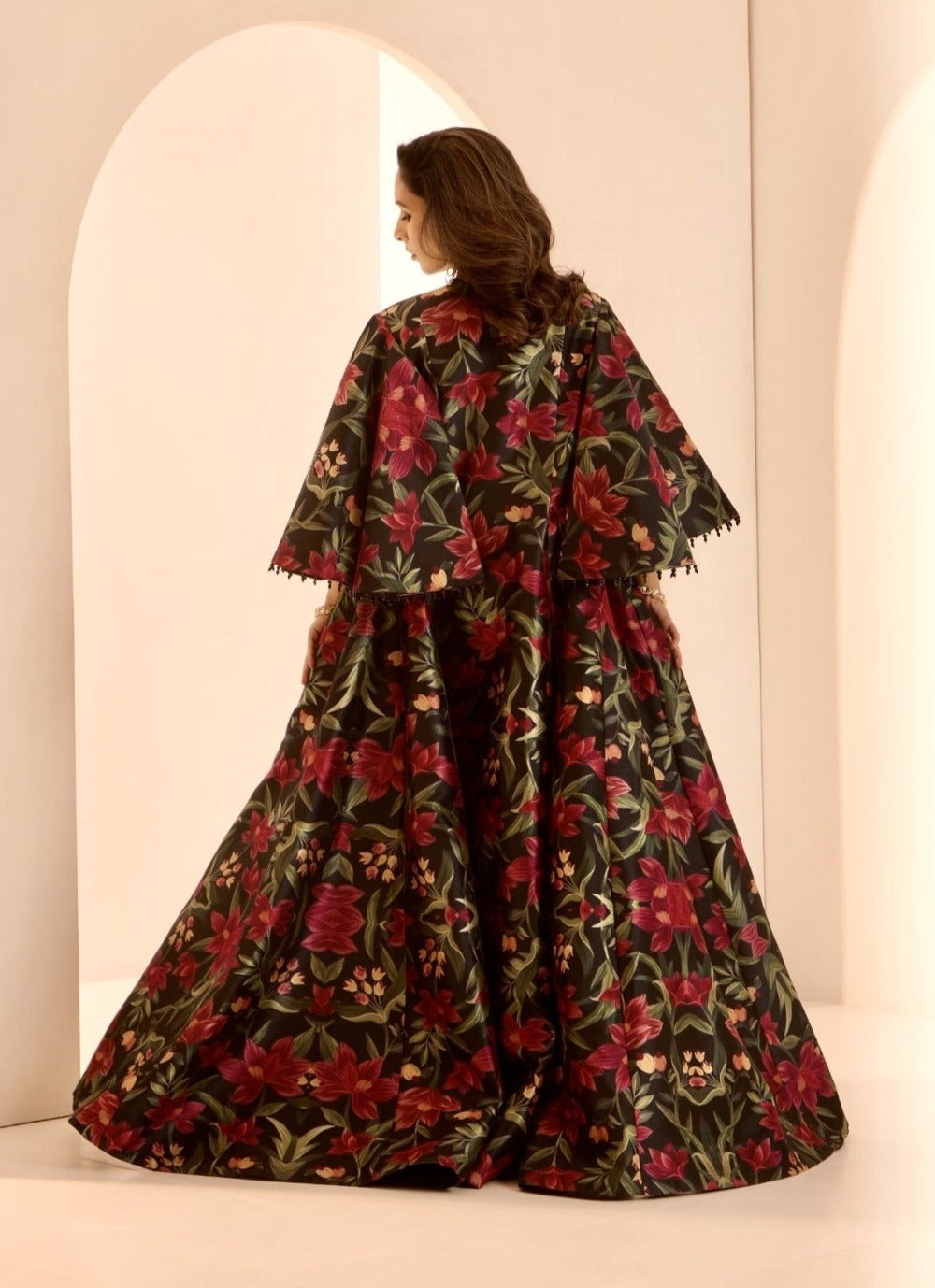 ZOR Jacket and Gown Set - ladies indian outfits