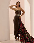 ZOR Jacket and Gown Set - ladies indian outfits
