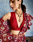 NITARA Ruffle Saree - sari indian outfit