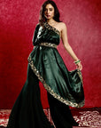 SEHER Cape and Pant Set - indian fashion clothes