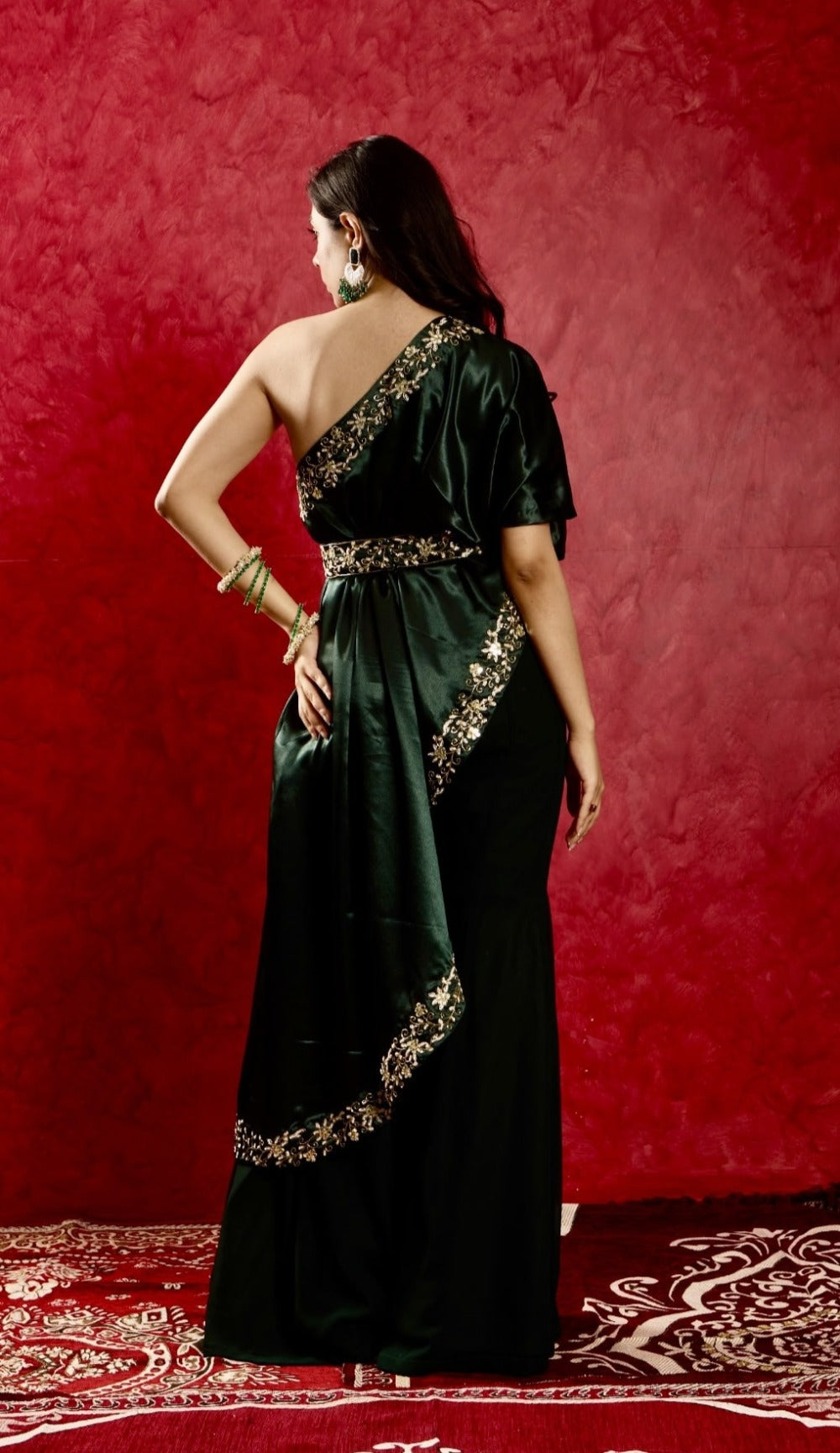 SEHER Cape and Pant Set - indian fashion clothes