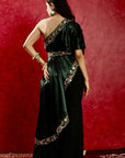 SEHER Cape and Pant Set - indian fashion clothes