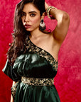 SEHER Cape and Pant Set - indian fashion clothes