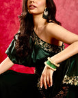 SEHER Cape and Pant Set - indian fashion clothes