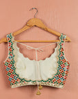 Ivory Kaleidoscope Dream Sharara Set - indian attire USA