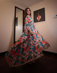 Floral Fiesta Kaftan Co-Ord Set - indian attire for ladies USA