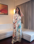 Floral One Shoulder Kaftan Co-Ord Set - kaftan dress Sydney