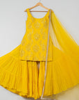 Daffodil Yellow Sharara Set - indian dresses