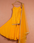 Mango Yellow Sharara Set - india dress for ladies