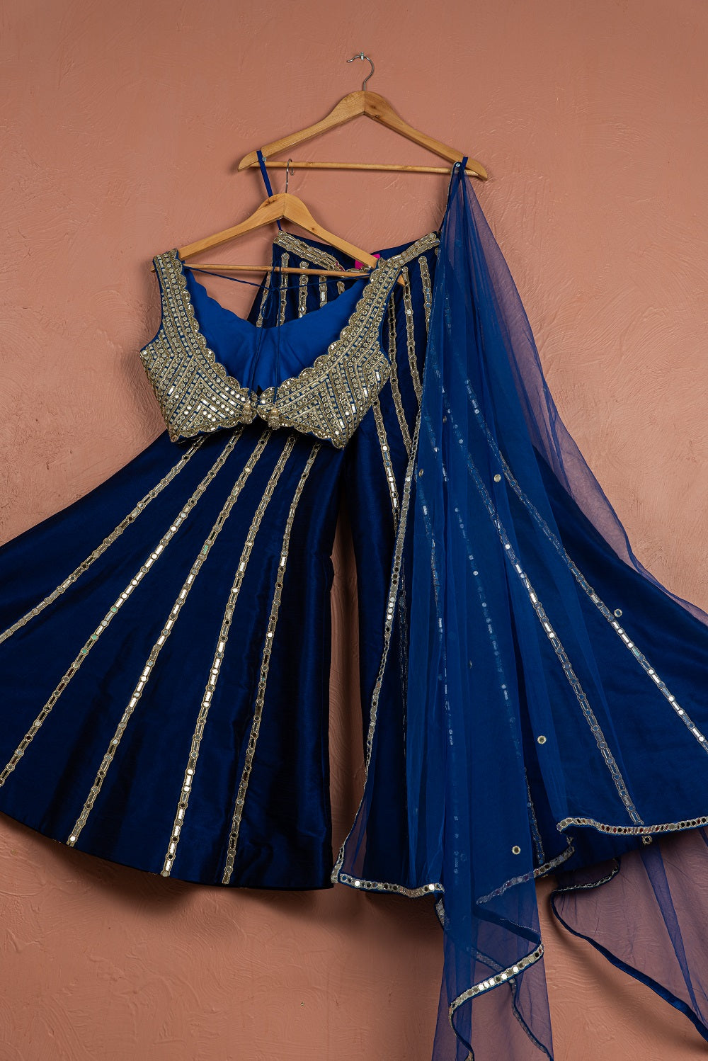 Azure Blue Sharara Set - indian outfits for women