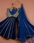 Azure Blue Sharara Set - indian outfits for women