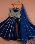 Azure Blue Sharara Set - indian outfits for women