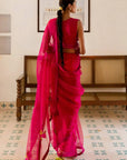 Sahina Silk Organza Saree Set - indian saree Canada