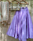 Tea Green and Lavender Lehenga Set - lavender lehenga Canada
