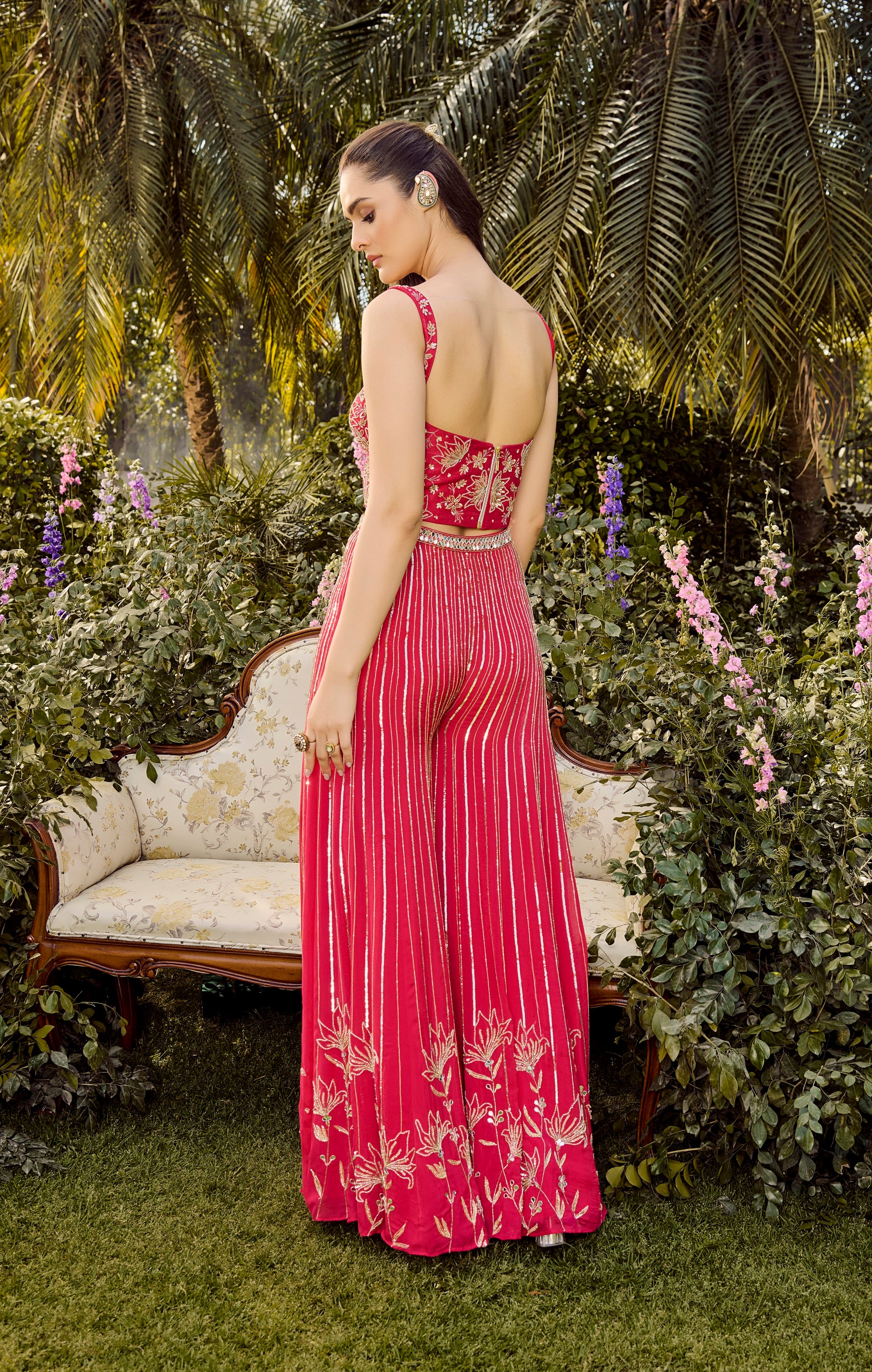 Vibrant Hot Pink Pant Set