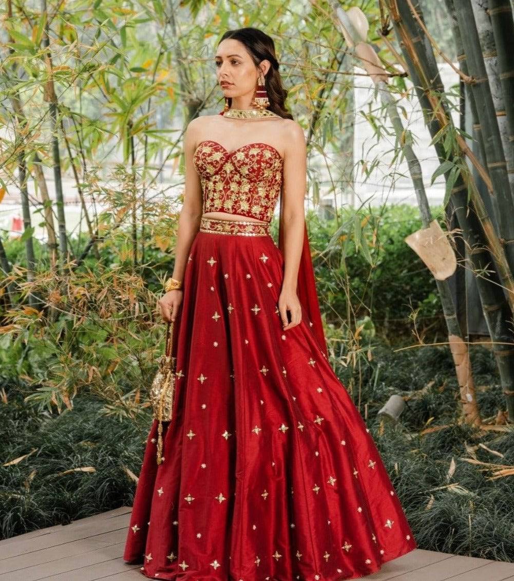 Aarzo Corset Lehenga Set - Lehenga New Zealand