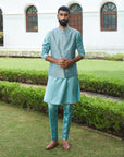mens indian ethnic wear , light blue dress for men
