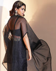 ARIA Drape Skirt with Bustier and Cape Set