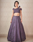 Ash Grey Lehenga