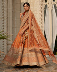 Aster Rust Lehenga Set