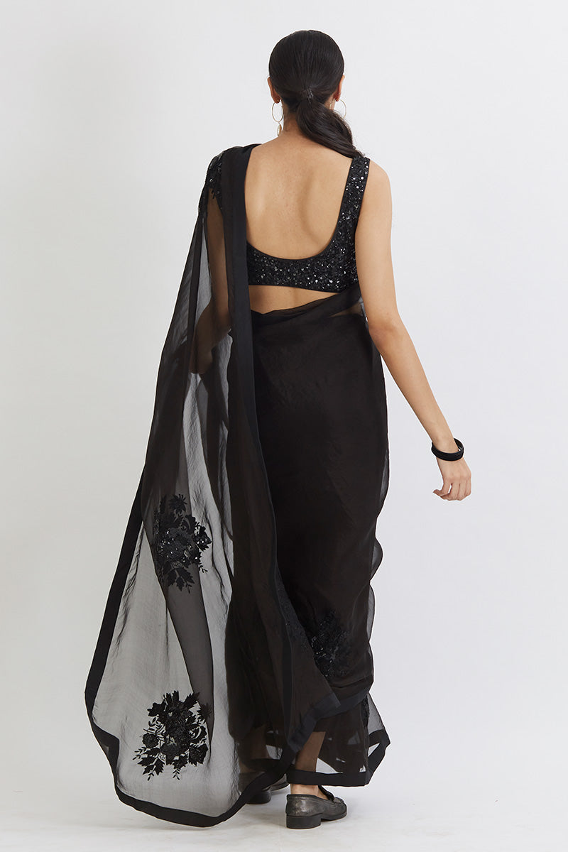 Black Aradhana Saree