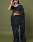 Black Noor Princess Saree