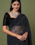 Black Noor Princess Saree