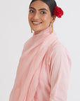 Blush Chanderi Kurta Set - kurta Canada