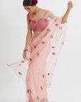 Blush Pink Gul Mehandi Saree