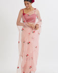 Blush Pink Gul Mehandi Saree
