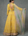 Butter Yellow Anarkali Set