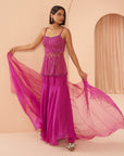 Candy Pink Sharara Set
