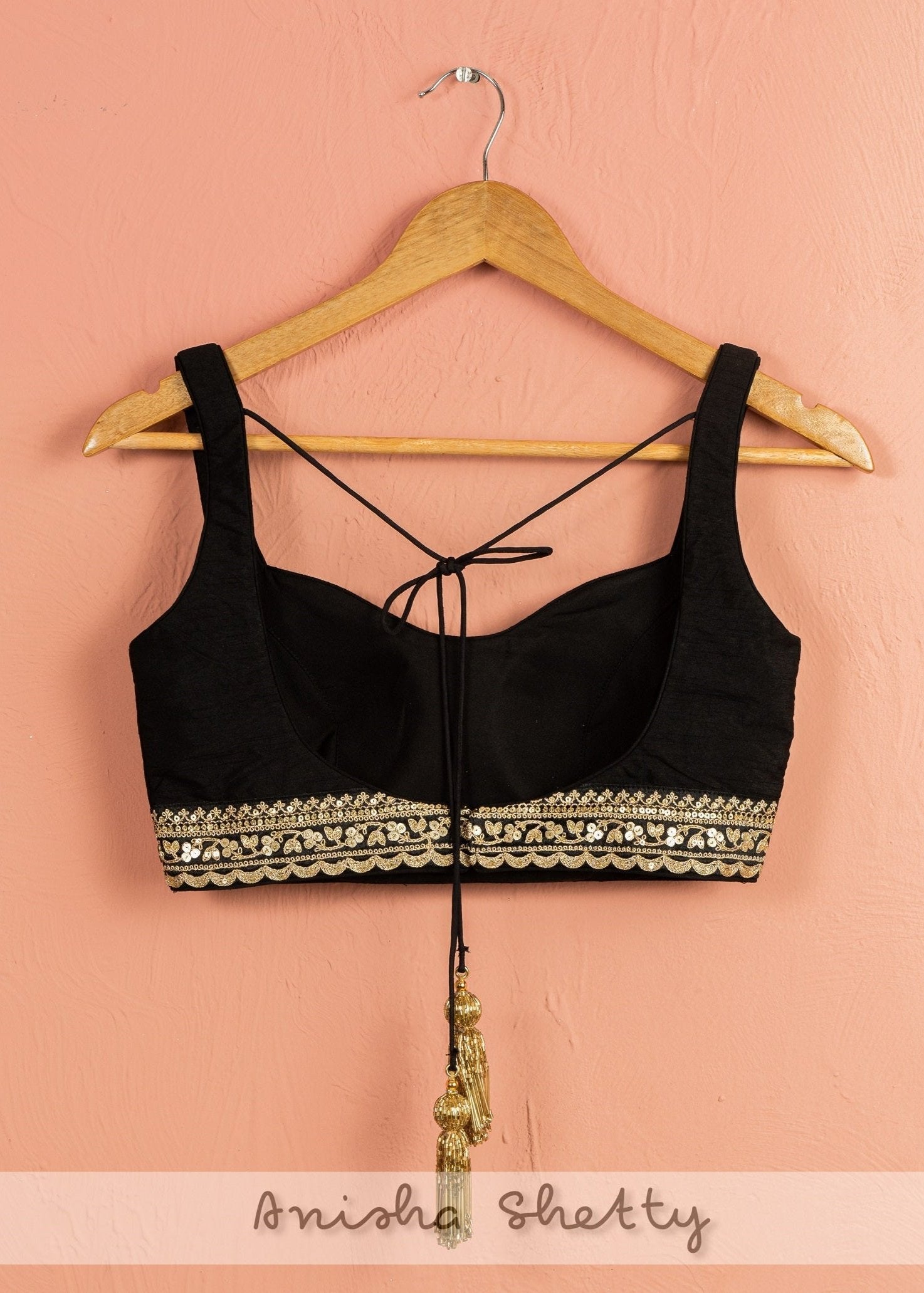 Charcoal Black Lehenga with Blouse and Dupatta