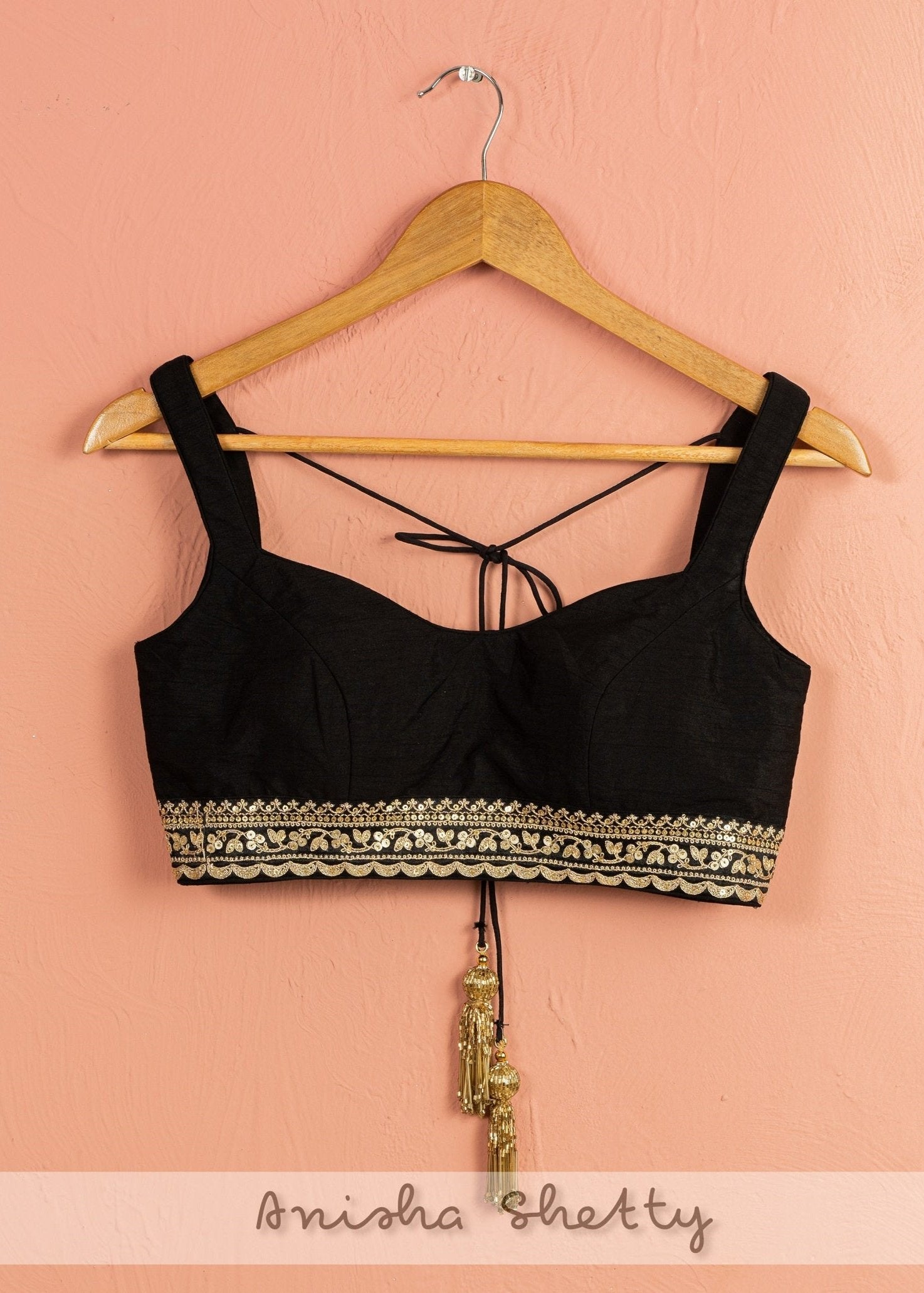 Charcoal Black Lehenga with Blouse and Dupatta