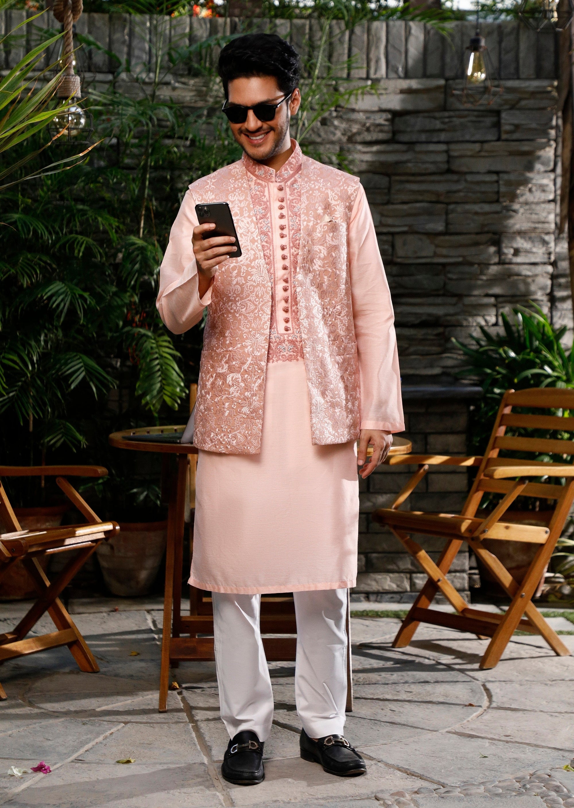 Chikkankari Waistcoat