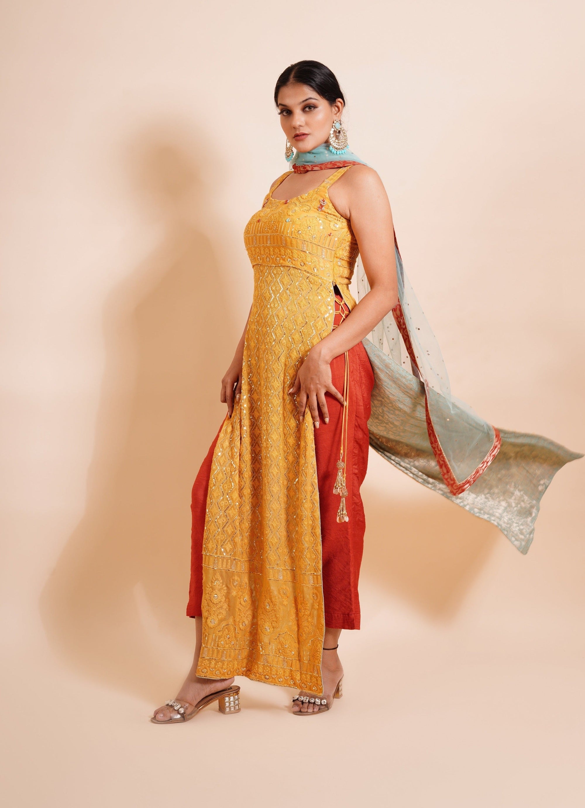 Chrome Yellow Kurta Set