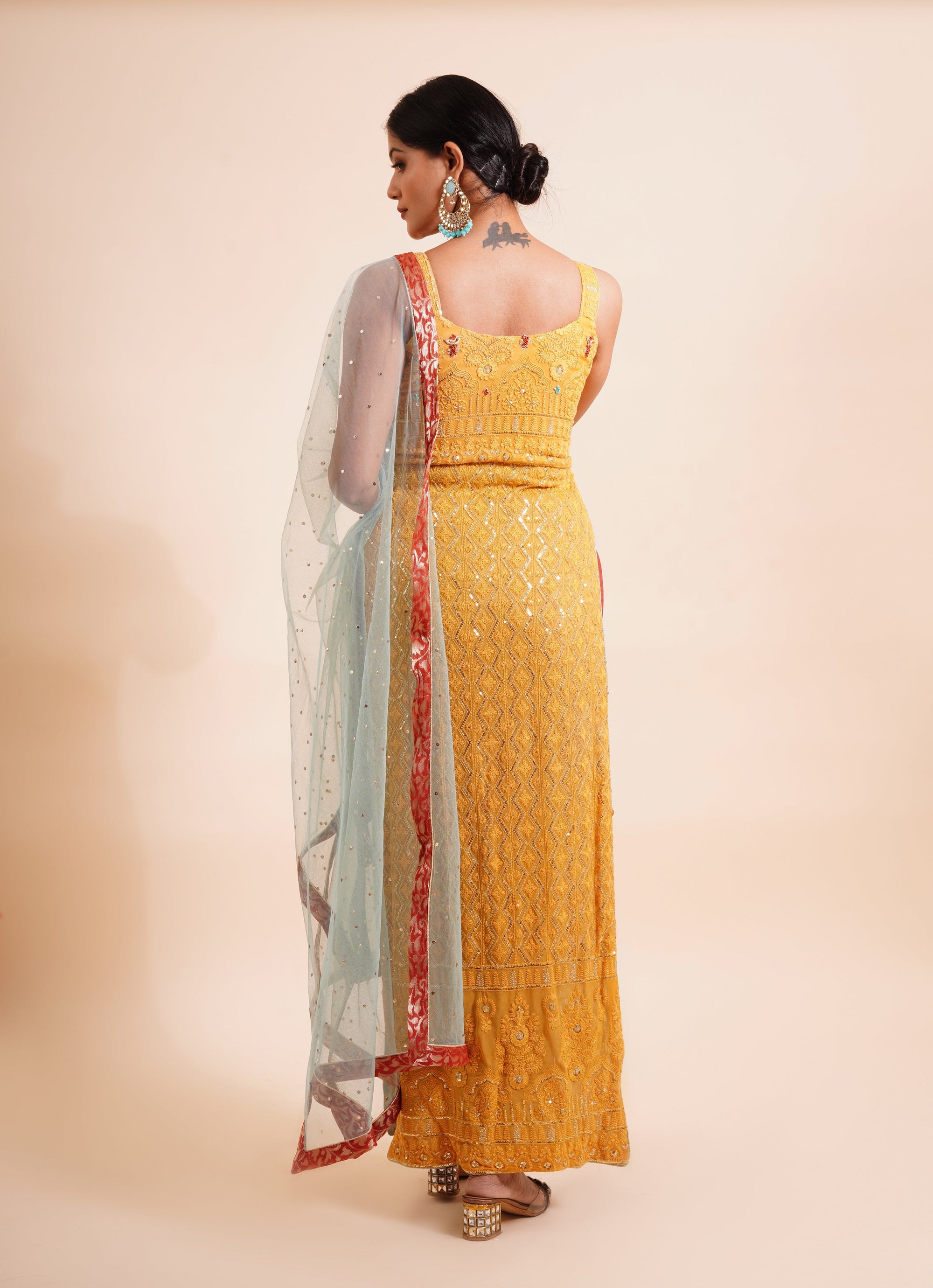 Chrome Yellow Kurta Set
